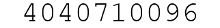 Number 4040710096.