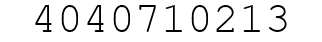 Number 4040710213.