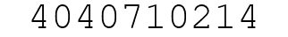 Number 4040710214.