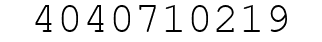 Number 4040710219.