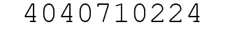 Number 4040710224.