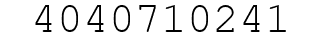 Number 4040710241.