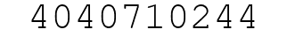 Number 4040710244.