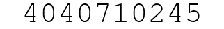 Number 4040710245.