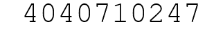 Number 4040710247.