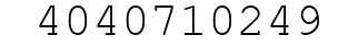 Number 4040710249.