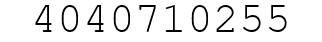 Number 4040710255.