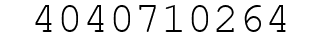 Number 4040710264.