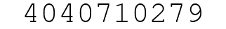 Number 4040710279.
