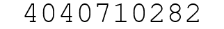 Number 4040710282.