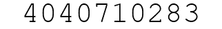 Number 4040710283.