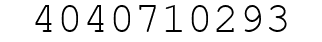 Number 4040710293.