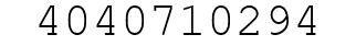 Number 4040710294.