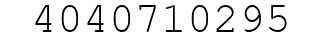 Number 4040710295.