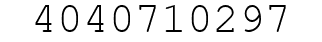 Number 4040710297.