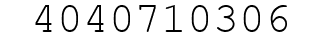 Number 4040710306.