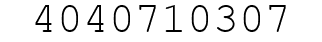 Number 4040710307.