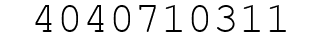 Number 4040710311.