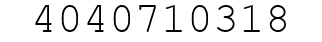 Number 4040710318.