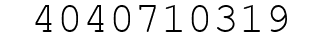 Number 4040710319.