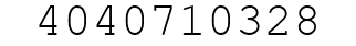 Number 4040710328.