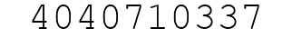 Number 4040710337.