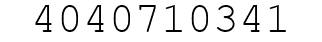 Number 4040710341.