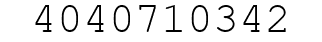 Number 4040710342.