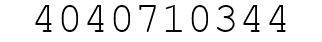 Number 4040710344.