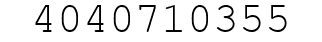 Number 4040710355.