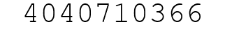 Number 4040710366.