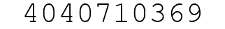 Number 4040710369.