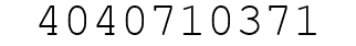 Number 4040710371.