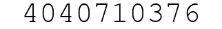 Number 4040710376.