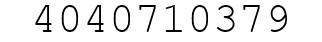 Number 4040710379.