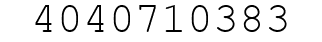 Number 4040710383.