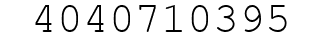 Number 4040710395.