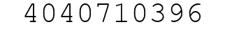Number 4040710396.