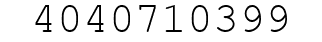 Number 4040710399.