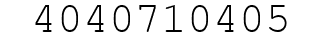 Number 4040710405.