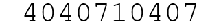 Number 4040710407.