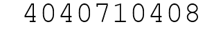 Number 4040710408.