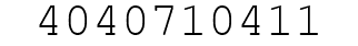 Number 4040710411.
