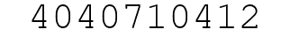 Number 4040710412.