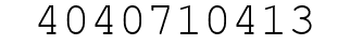 Number 4040710413.