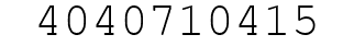 Number 4040710415.