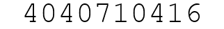 Number 4040710416.