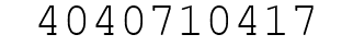 Number 4040710417.