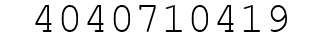 Number 4040710419.