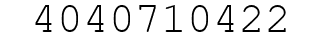 Number 4040710422.